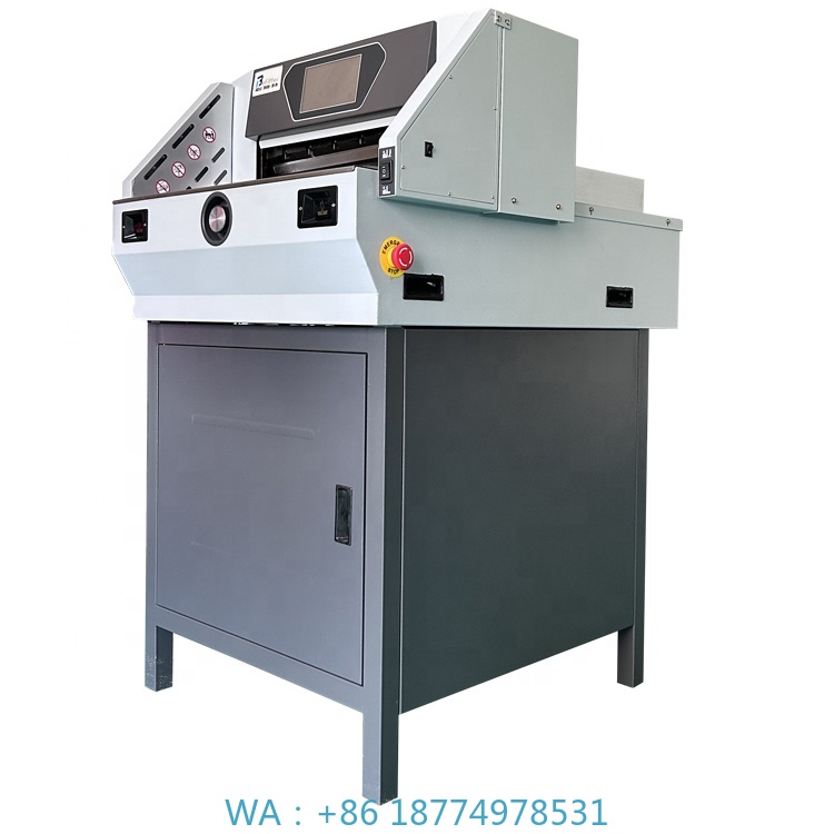 Paper Cutting Guillotine - Mesin Pemotong Kertas Otomatis E490T Harga