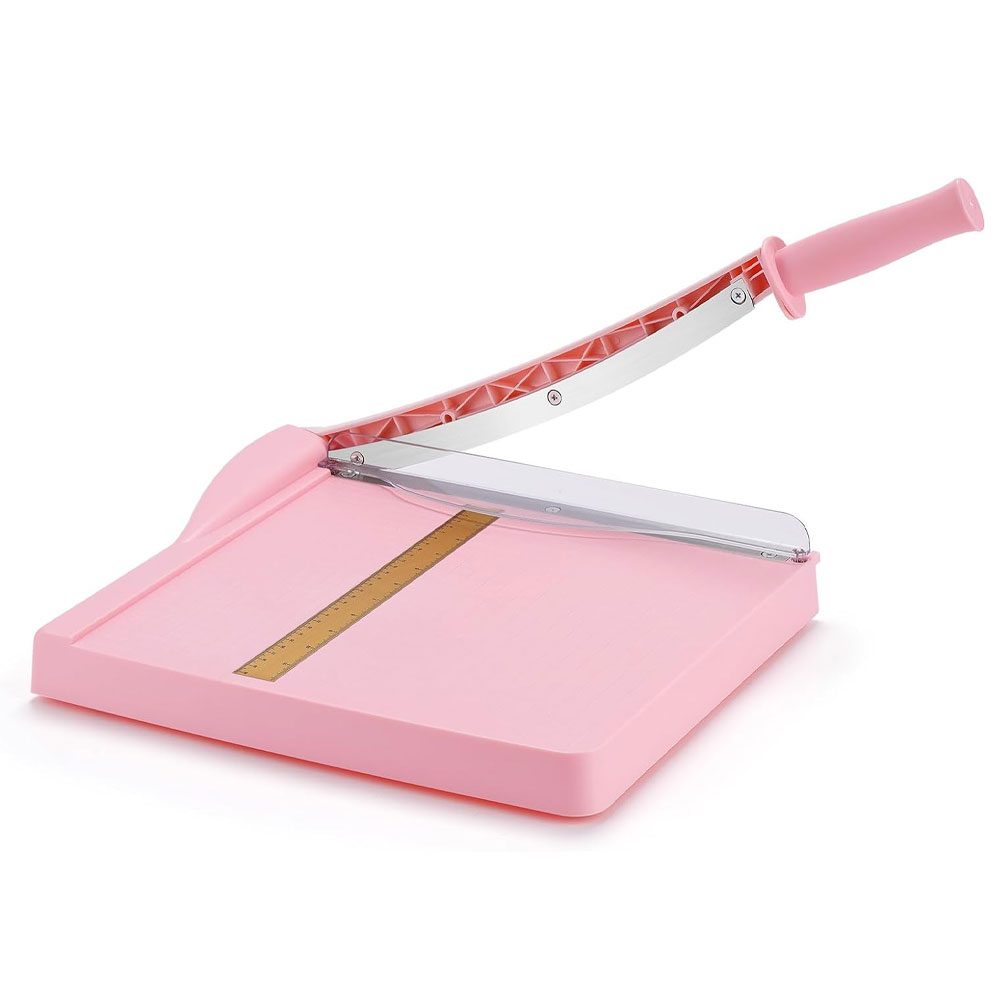 Paper Cutting Guillotine - Pemotong kertas model guillotine dengan pelindung