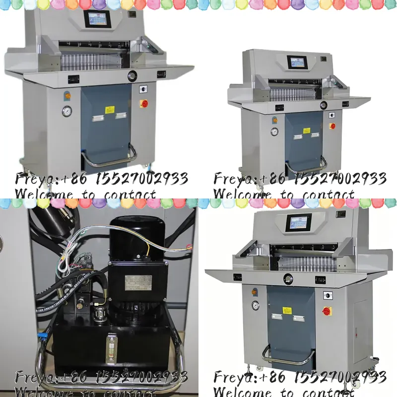 Paper Cutting Guillotine - Mesin Pemotong Kertas Hidrolik Guillotine A4,