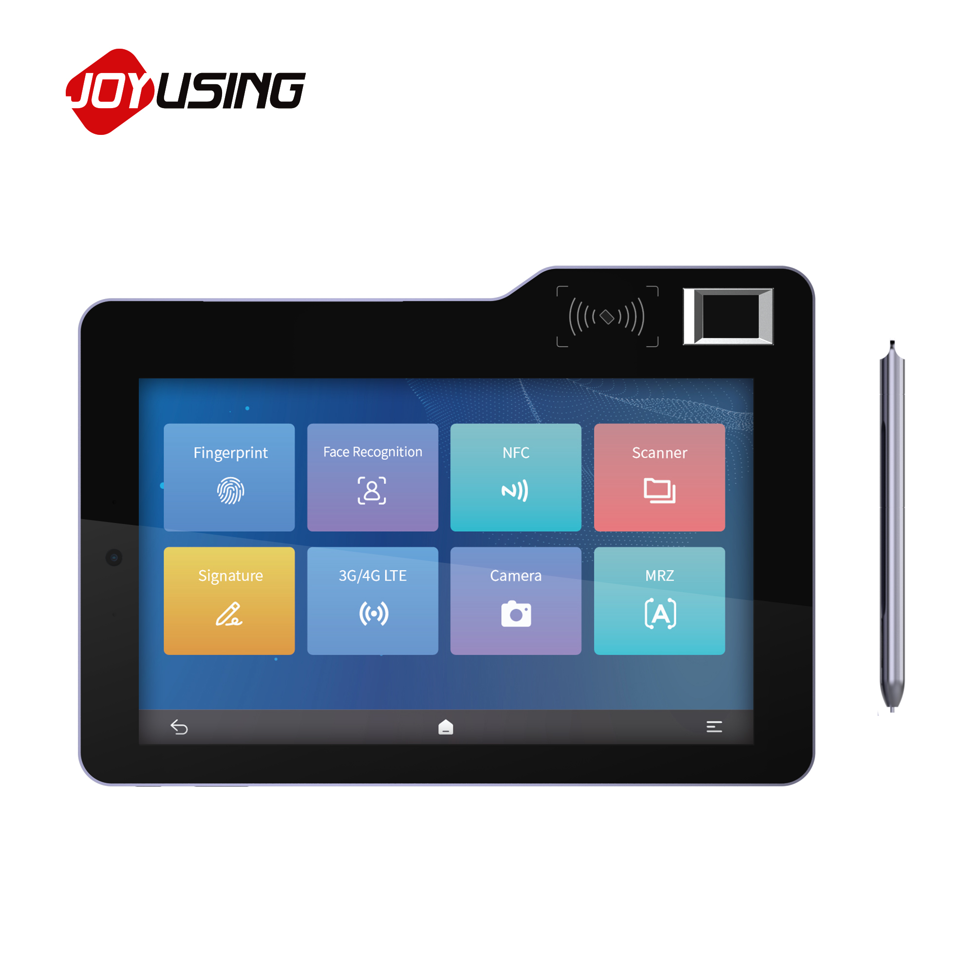 Digital Signature Pad - Tablet Android Biometrik Mobile dengan Pemindai