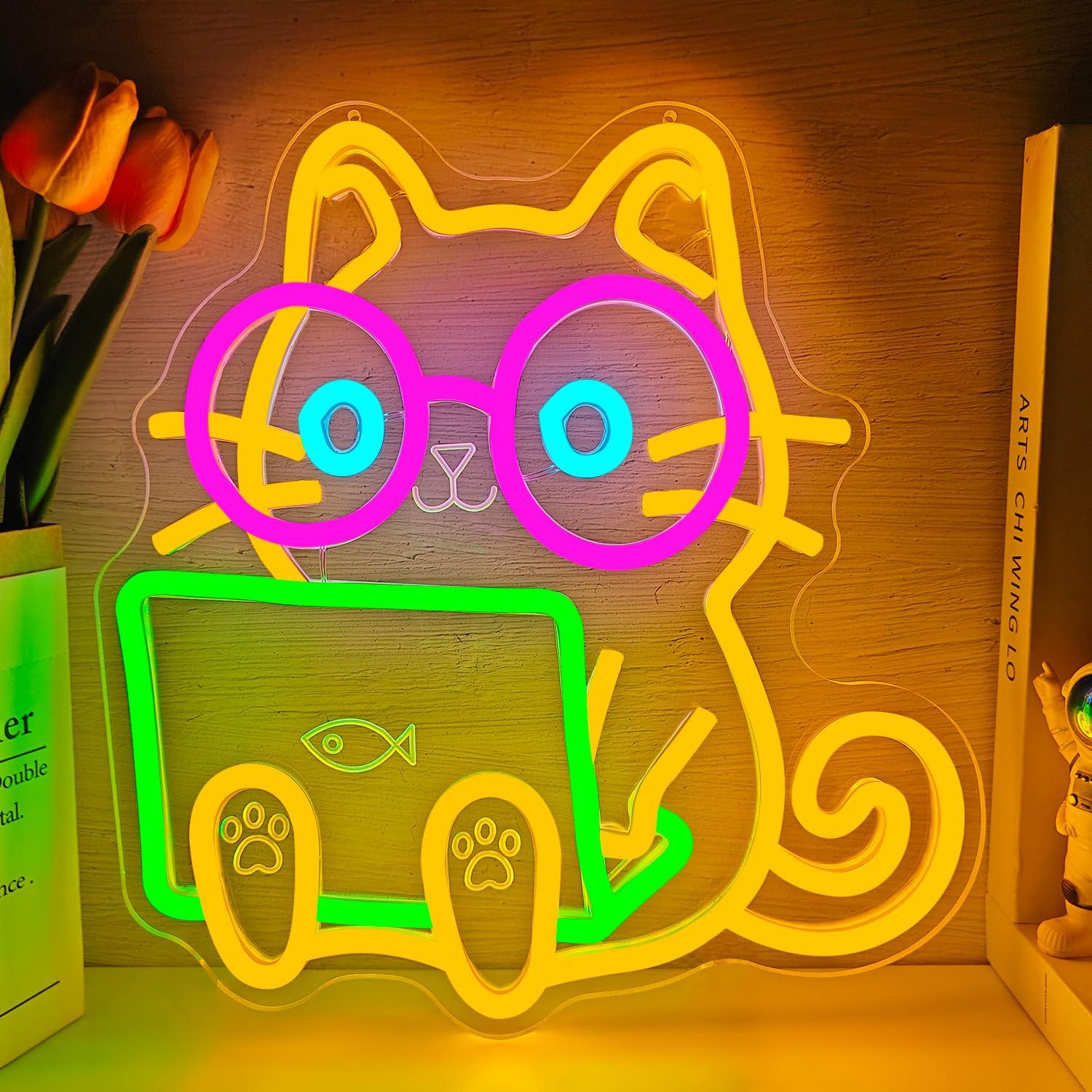 Tech Office Wall - Lampu LED USB Neon Sign Laptop