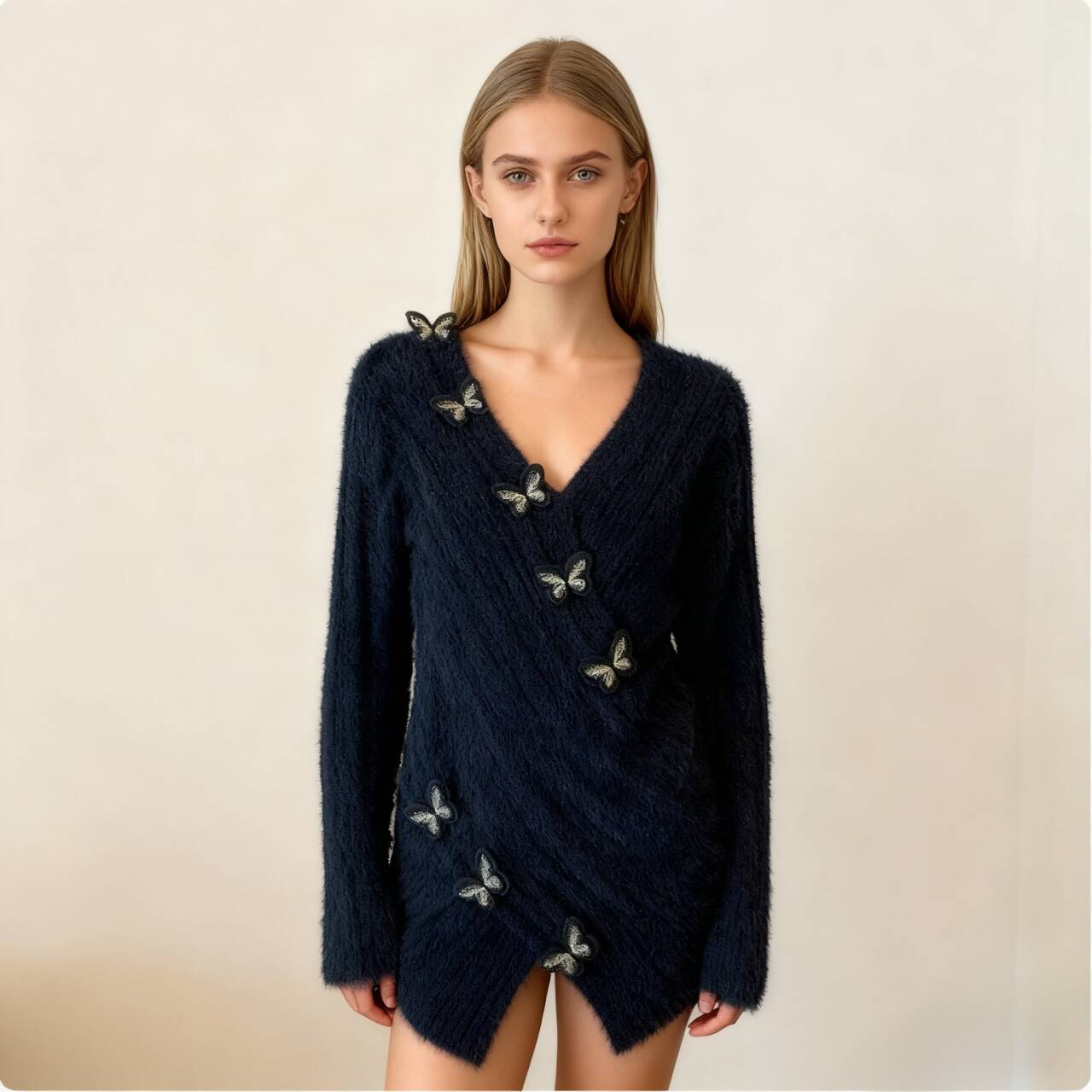 Office Tech Wear - Sweater, Jumper, Pullover Wanita, Rajutan, Setelan