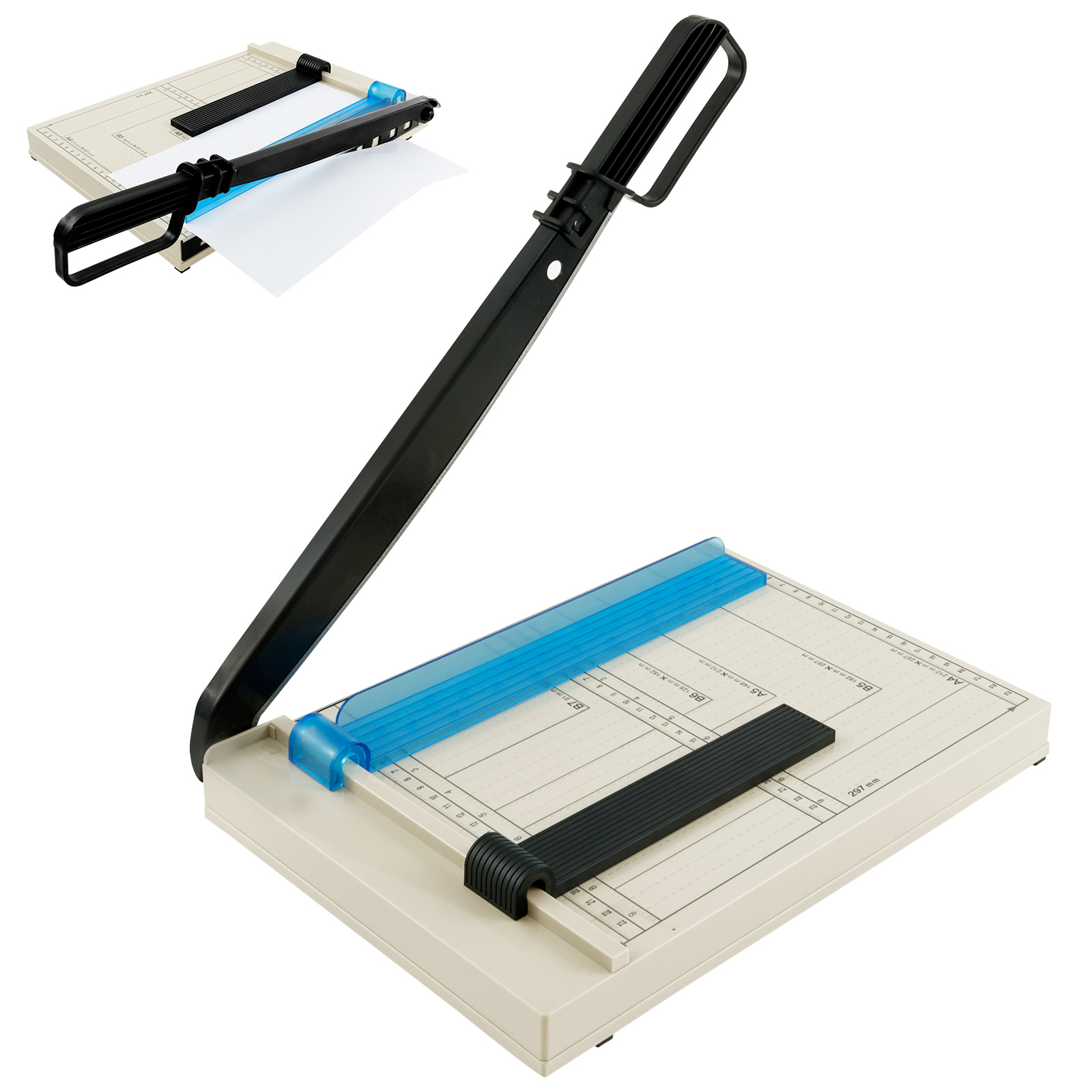 Paper Cutting Guillotine - Pemotong kertas Guillotine dengan pelindung keselamatan