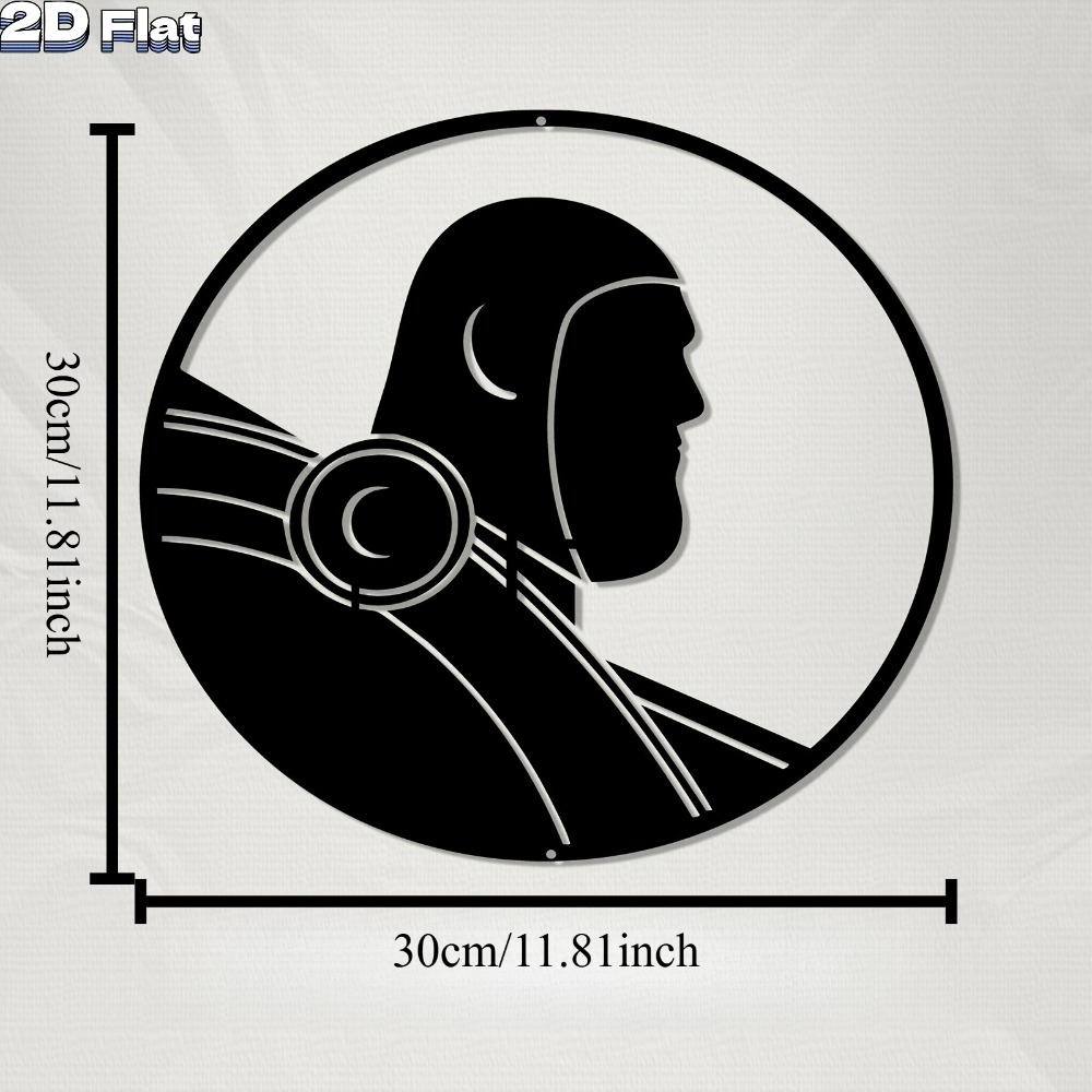 1pc Seni Dinding Plat Aluminiu - Tech Office Wall ulasan dan harga