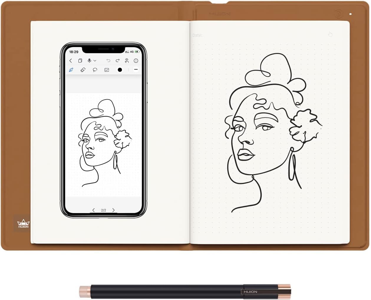 Huion Note 2 Em 1 Buku Catatan - Digital Signature Pad ulasan dan harga