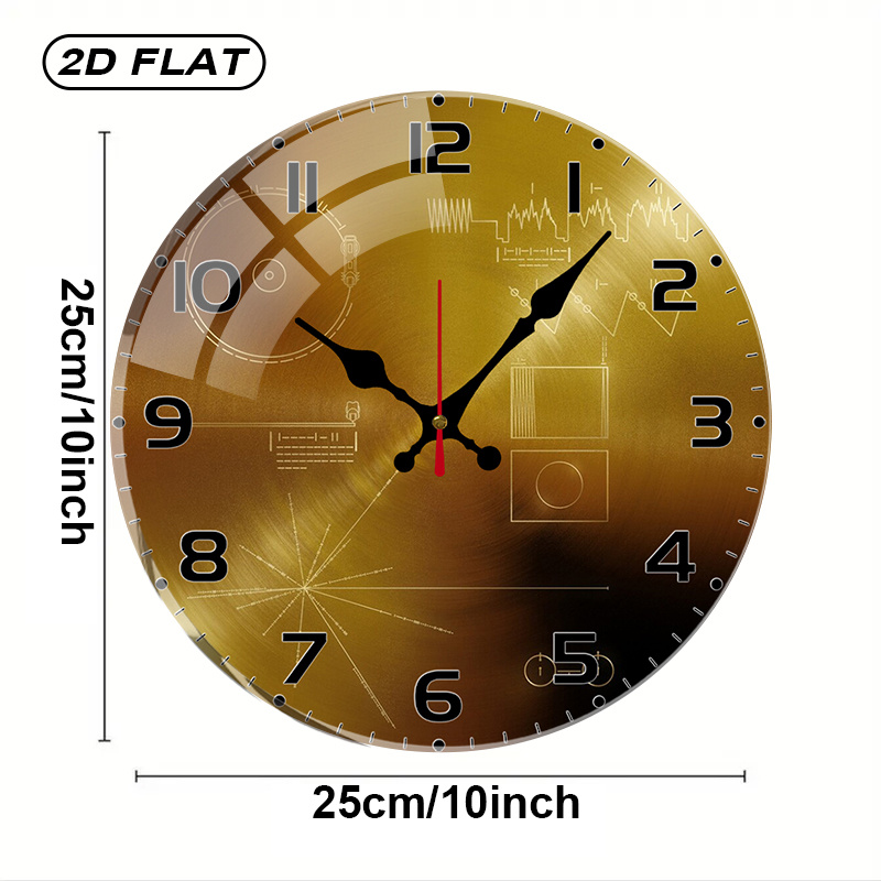 Jam Dinding Akrilik Bulat Gaya - Tech Office Wall ulasan dan harga