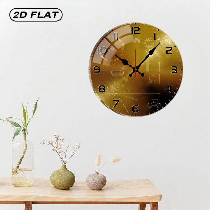 Jam Dinding Akrilik Bulat Gaya - Tech Office Wall ulasan dan harga