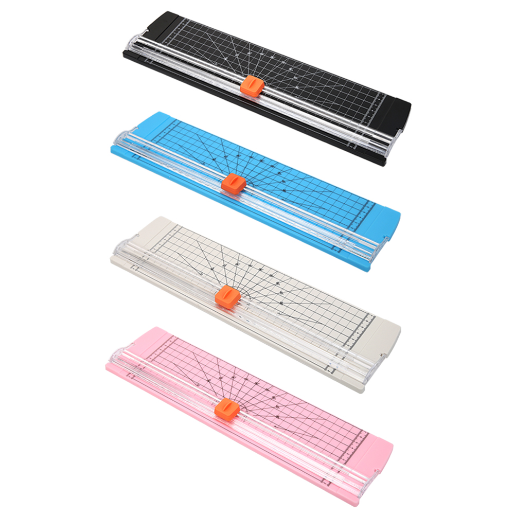 2 Buah Pemotong Kertas Plastik - Paper Cutting Guillotine ulasan dan harga