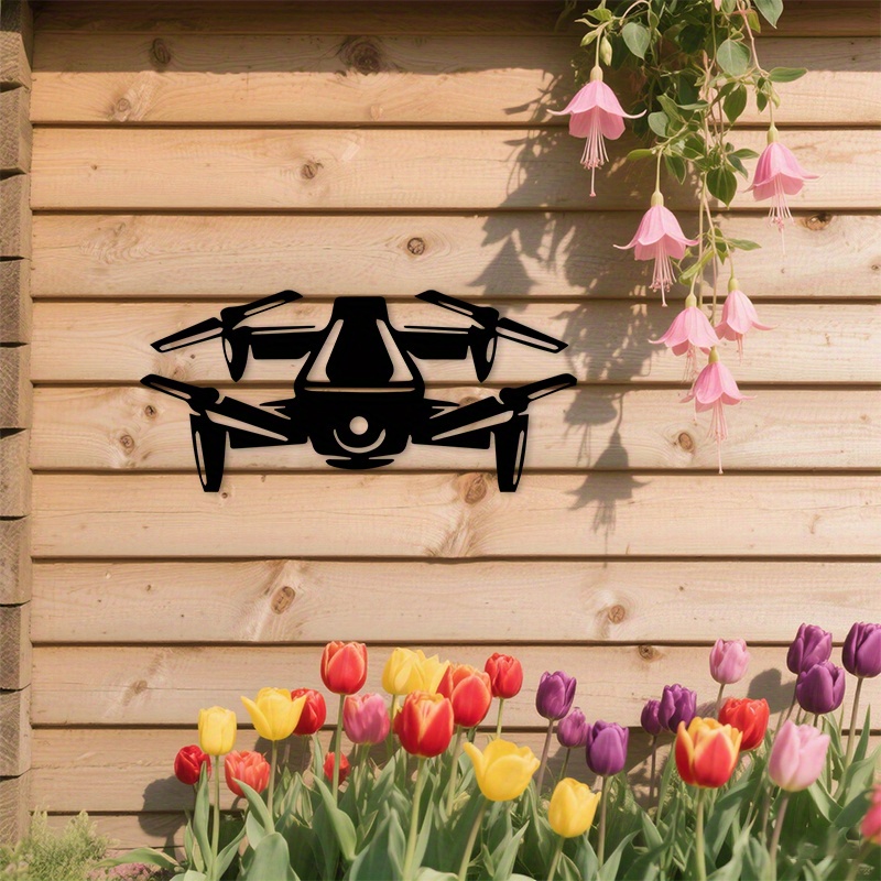 Seni Dinding Logam Siluet Dron - Tech Office Wall ulasan dan harga