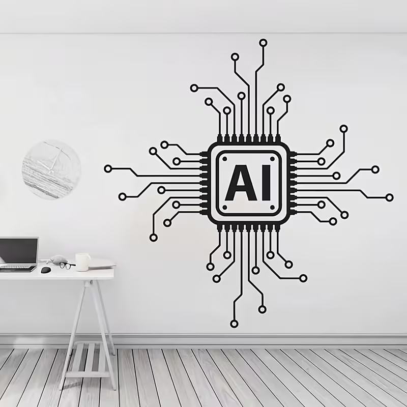 Stiker Dinding Vinyl Papan Sir - Tech Office Wall ulasan dan harga