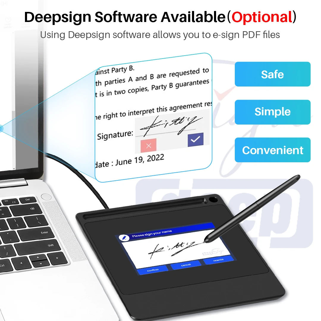 DS510 Pena Digital Elektronik  - Digital Signature Pad ulasan dan harga