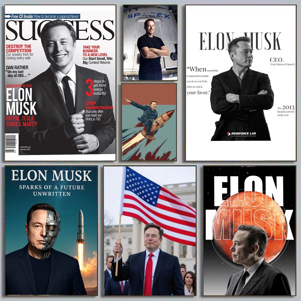 Elon Musk, Pemimpin Teknologi, - Tech Office Wall ulasan dan harga