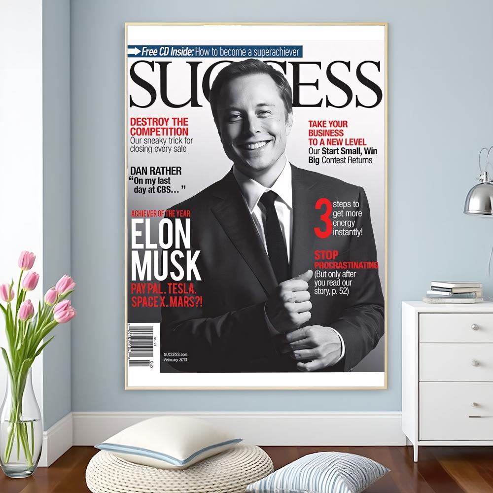 Elon Musk, Pemimpin Teknologi, - Tech Office Wall ulasan dan harga